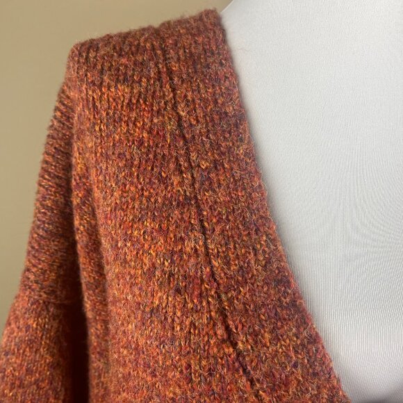 a.n.a A New Approach Long Sleeve Cardigan Sweater Plus Size 2X Burnt Orange - Picture 3 of 8
